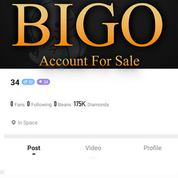 Bigo Live Account Level 34 for sale