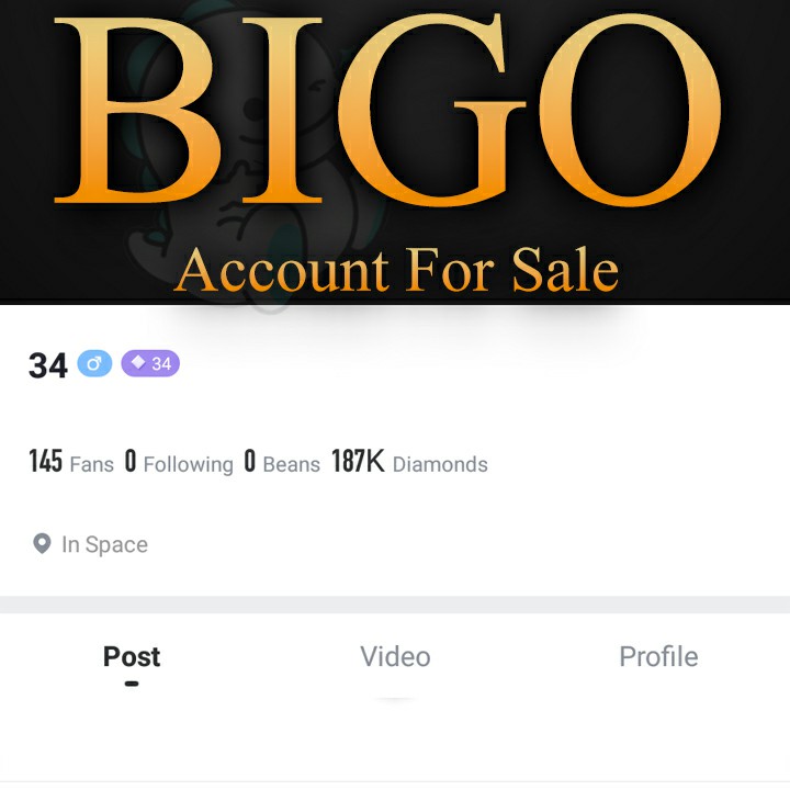 حساب بيجو لايف مستوى 34 for sale
