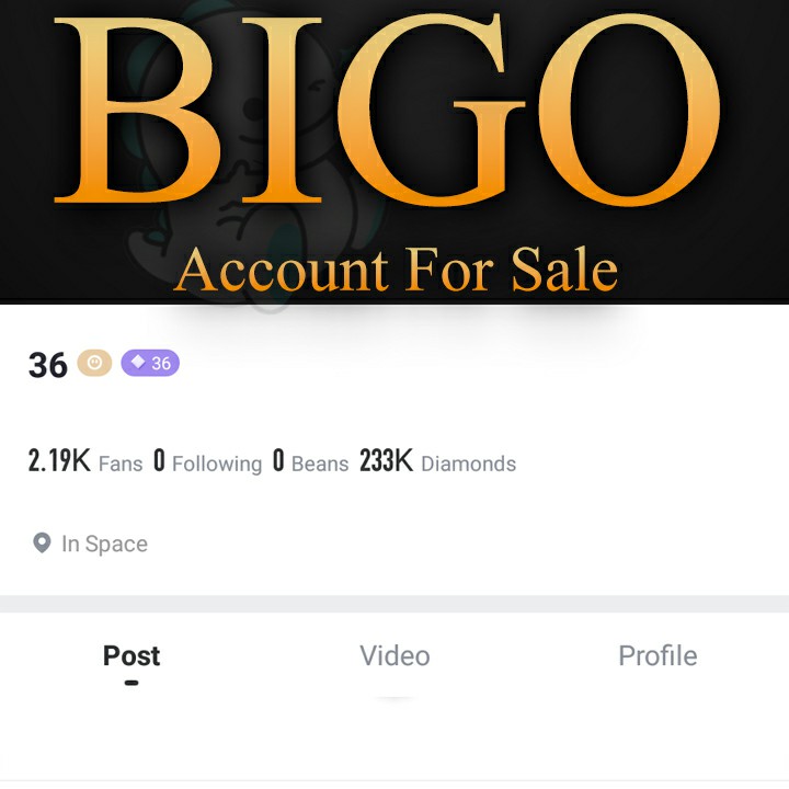 Bigo Live Account Level 36 for sale
