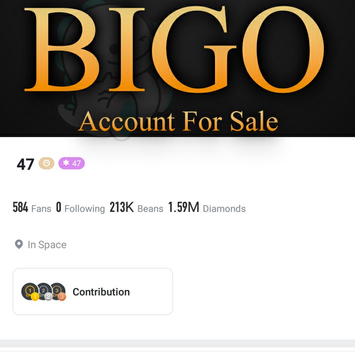 Bigo Live Account Level 47 for sale